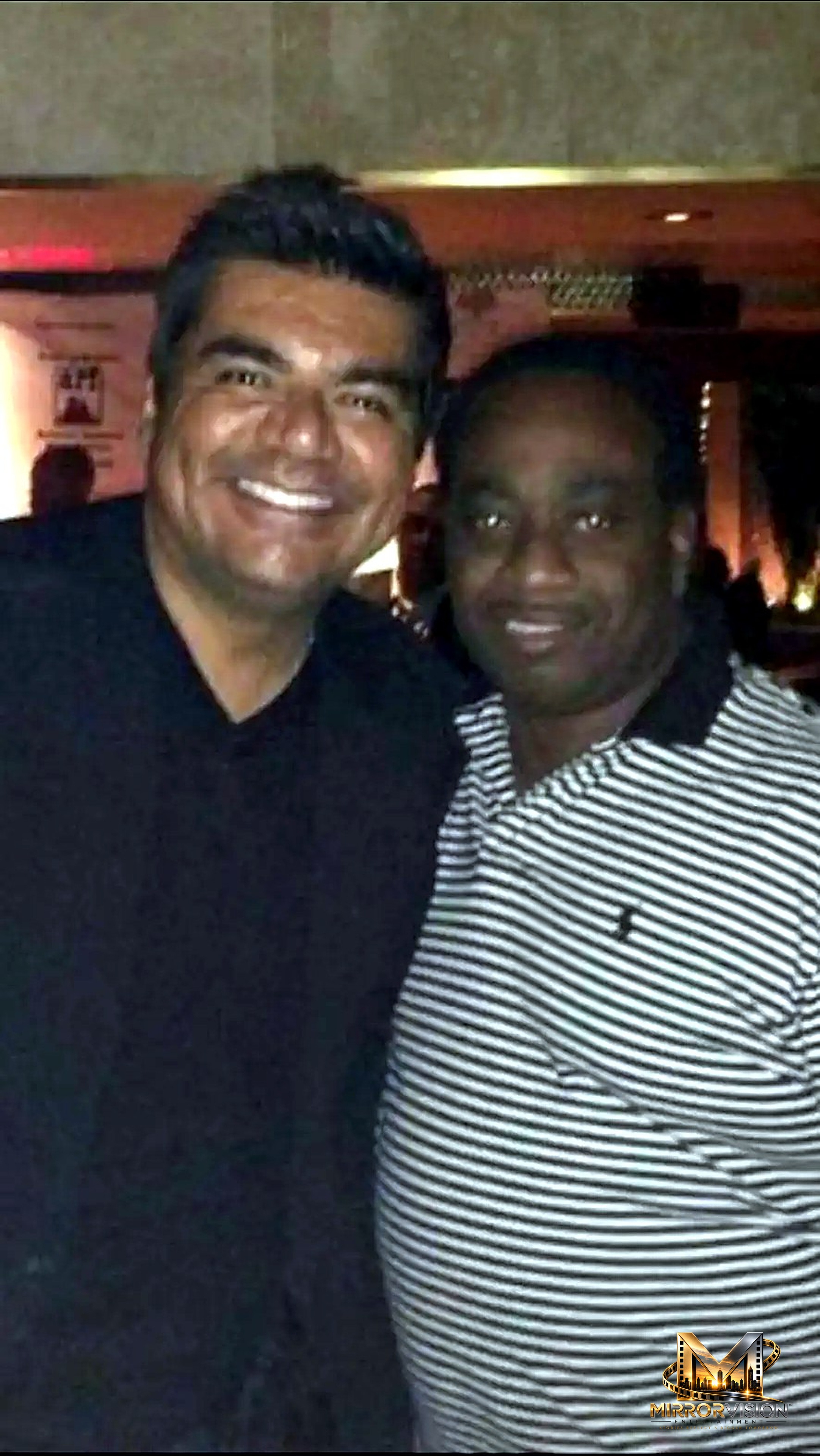Ren Leo with George Lopez
