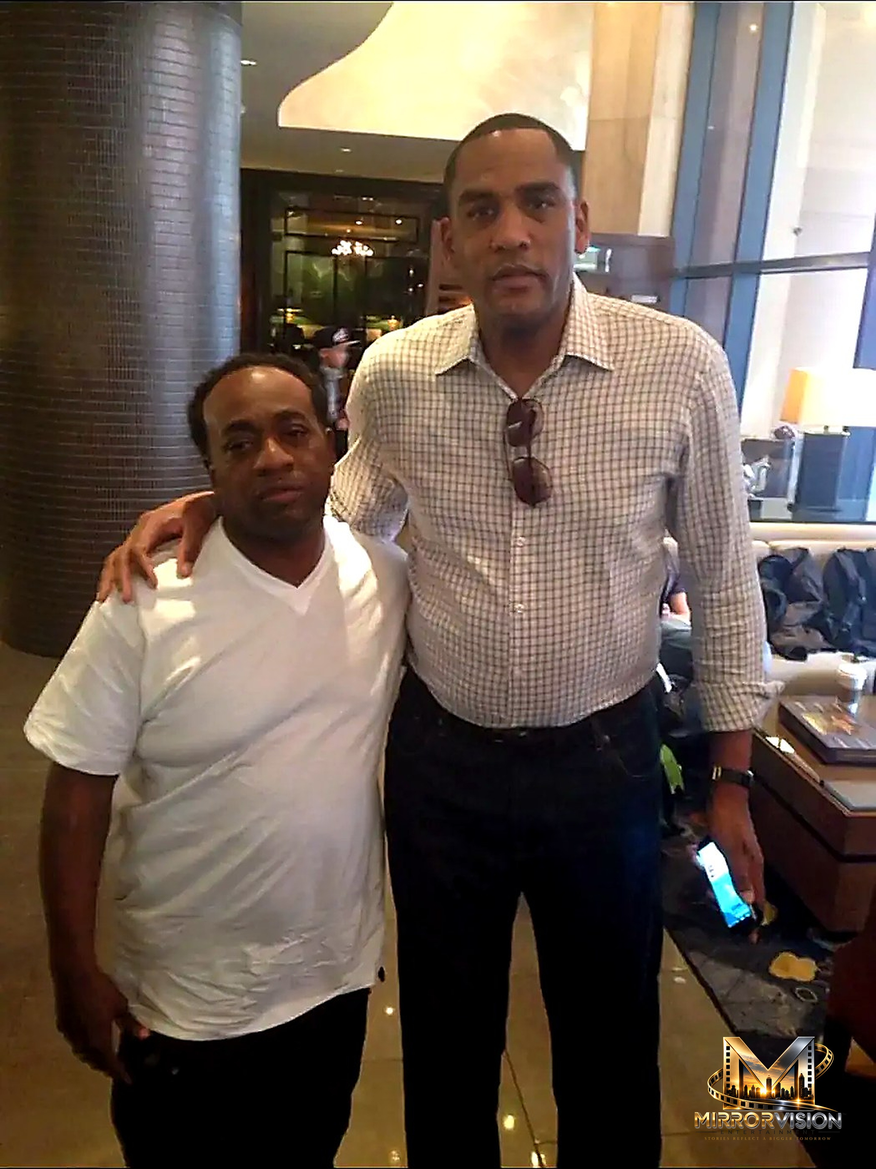 Ren Leo with Steve Smith